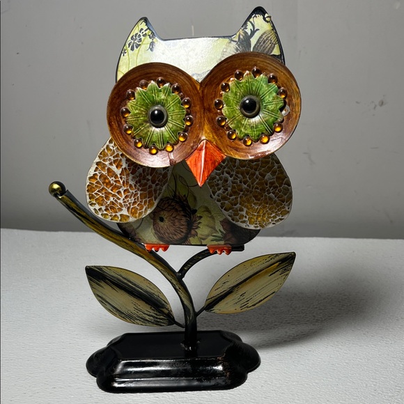 Other - Metal Owl on Branch Wall Art